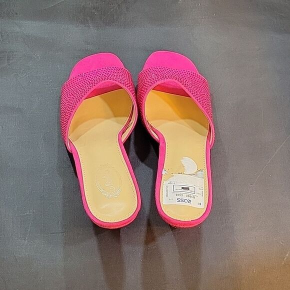 BRAND NEW ATALINA STUDDED EMBELLISHMENTS OPEN TOE SLIP-ON WOMEN"S SANDAL - Picture 5 of 16